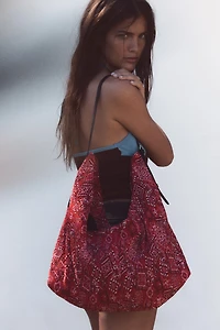 PRINTED WOVEN SHOPPER