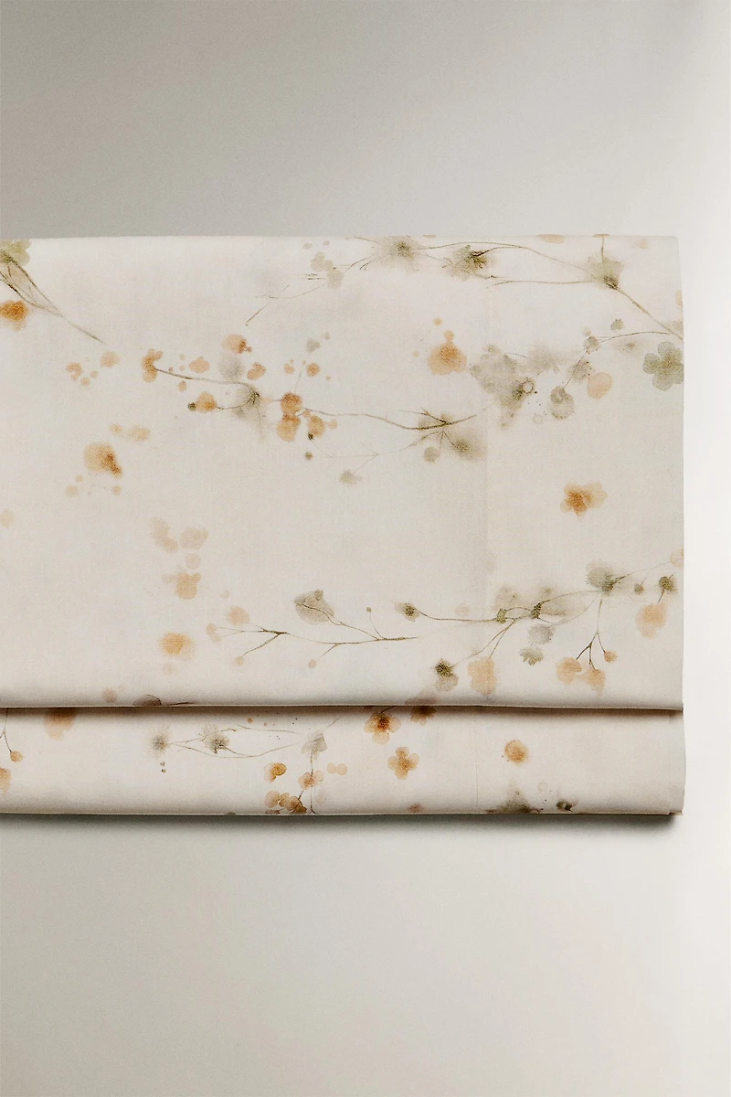 DRAP DE DESSUS IMPRIMÉ FLEUR