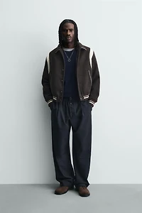 CONTRAST BOMBER JACKET