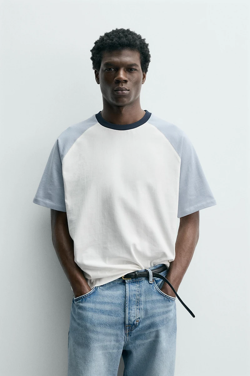 REGULAR FIT COLORBLOCK T-SHIRT