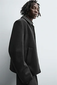 REGULAR FIT VELVET JACKET