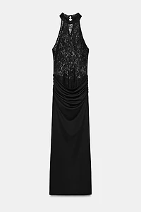 COMBINATION HALTER DRESS