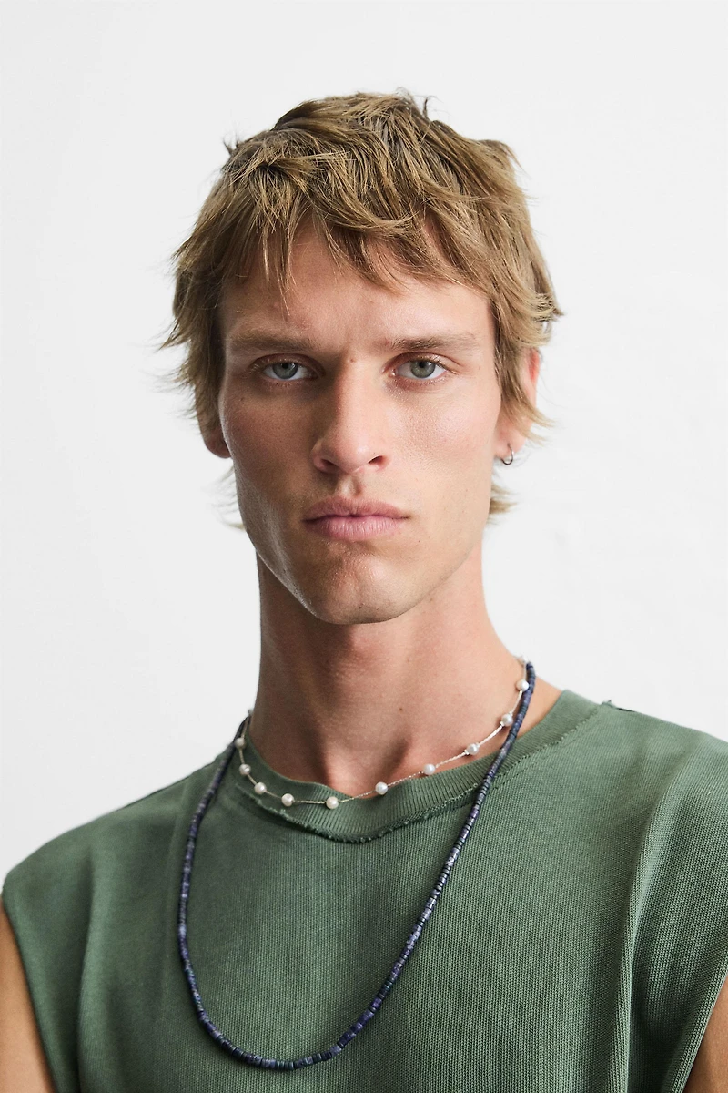 IRREGULAR KNIT TANK TOP