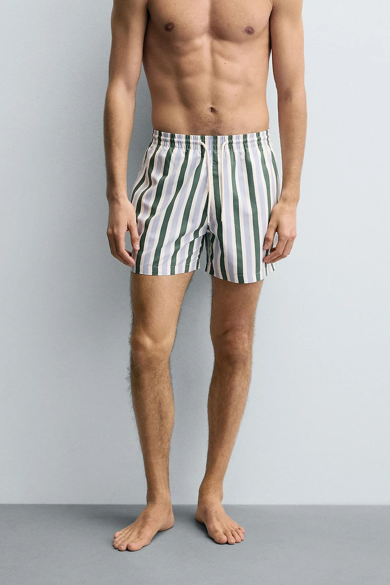 MID STRIPE SWIMSUIT