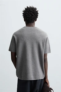 RELAXED FIT KNIT T-SHIRT