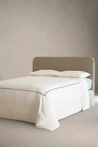 DRAP DE DESSUS SATIN FESTONNÉ