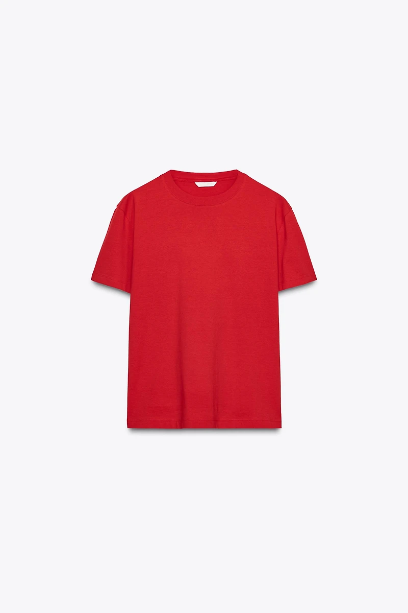 BASIC COTTON T-SHIRT