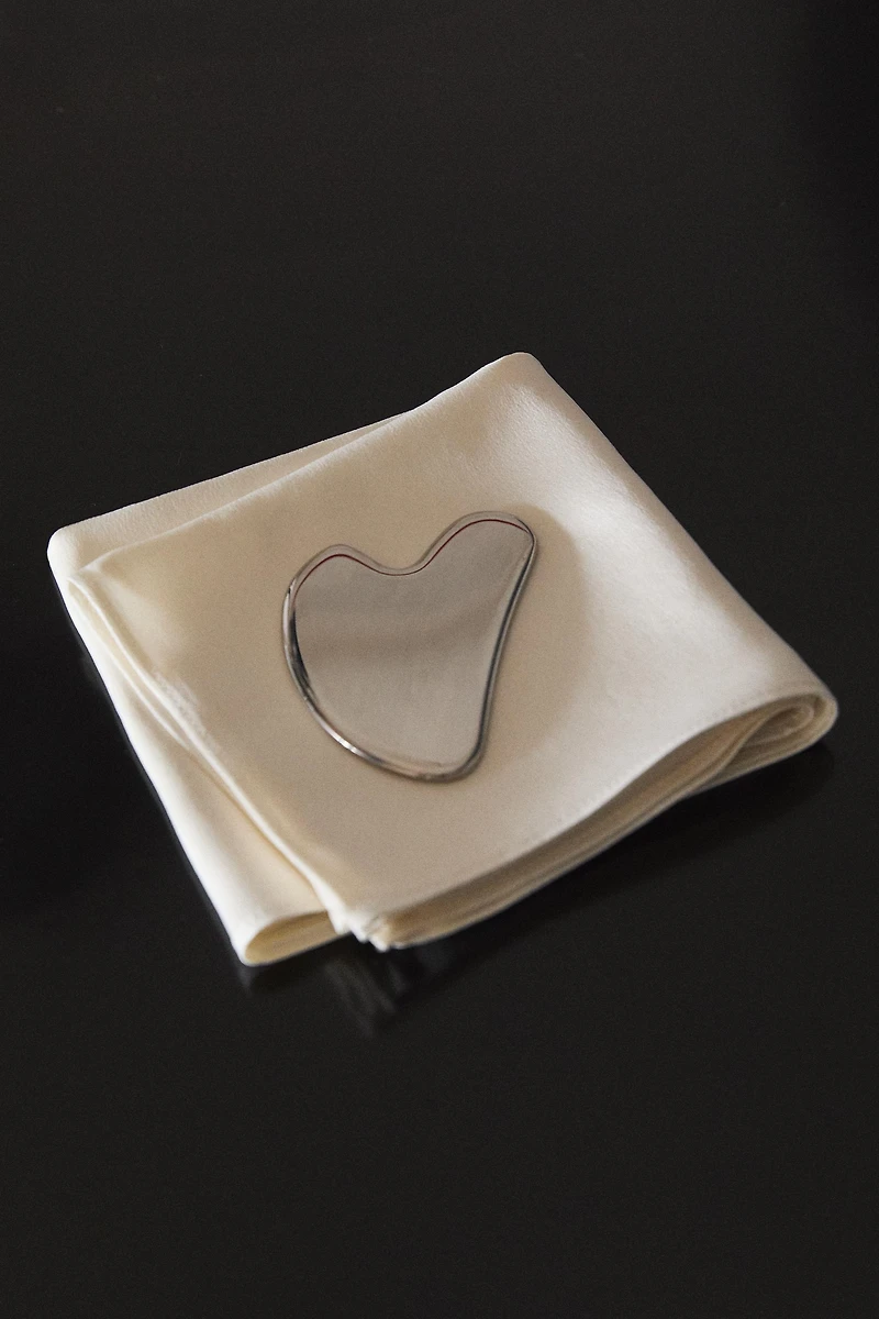 MASSEUR VISAGE GUA SHA MÉTAL