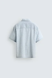 CHEMISE STRUCTURÉE LAVÉE