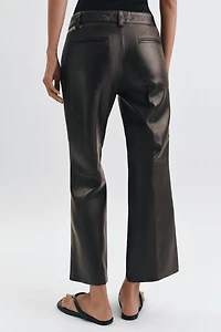ZW COLLECTION LIMITED EDITION FLARE LEATHER PANTS