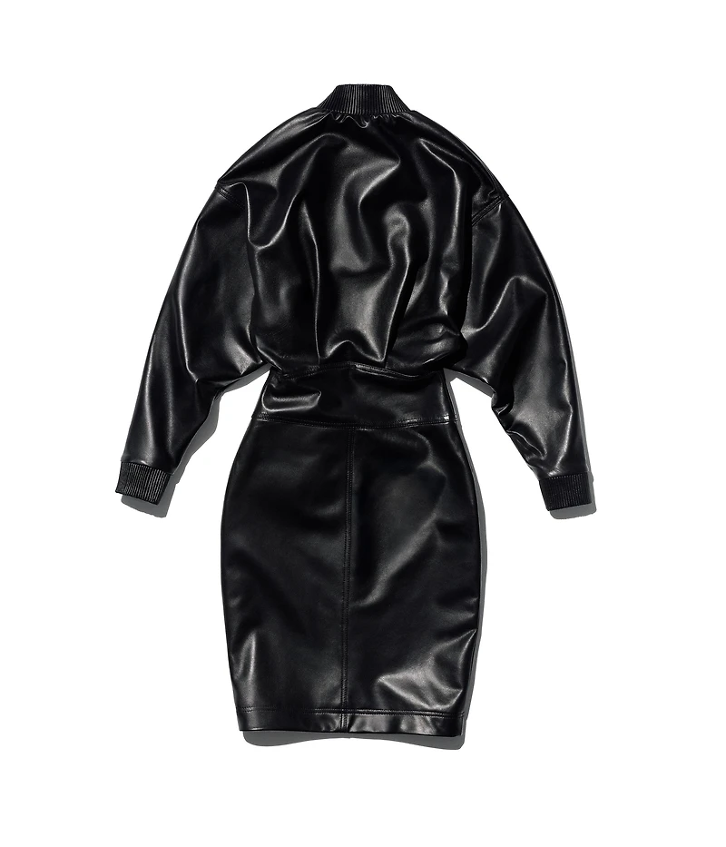 NAOMI CAMPBELL BIKER DRESS