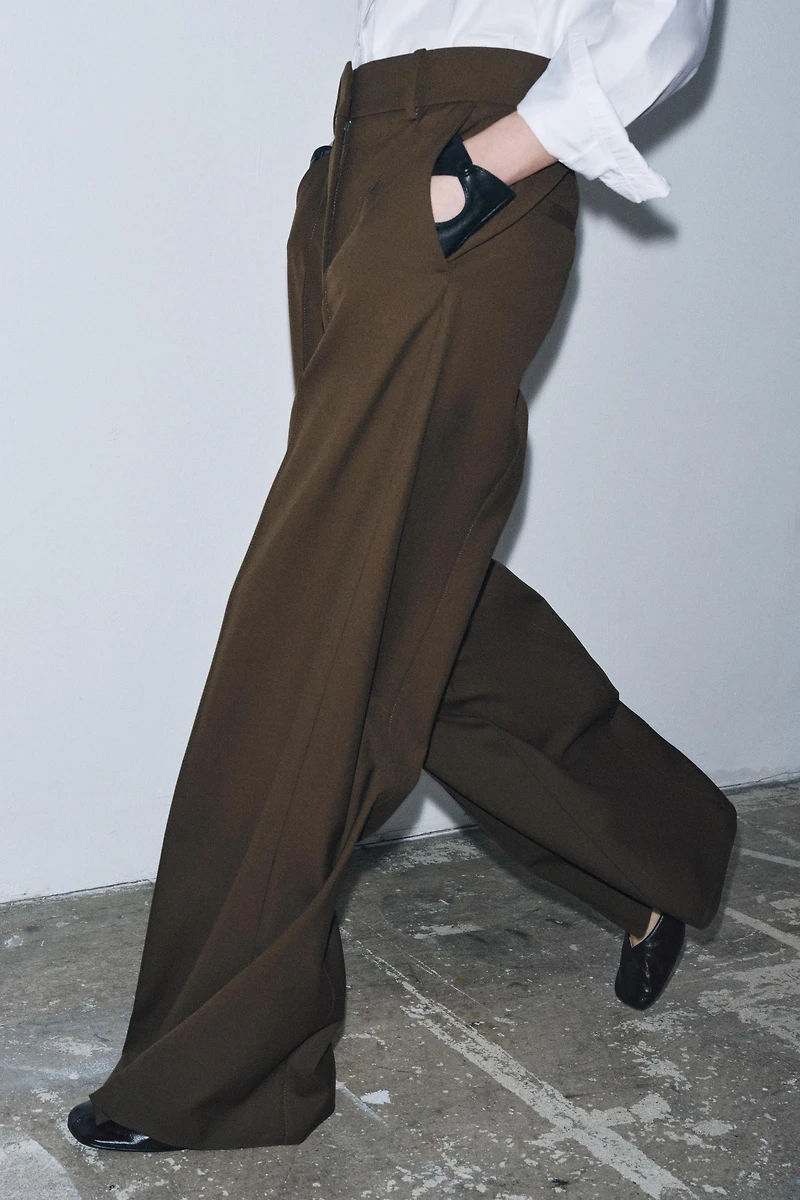 ZW COLLECTION HIGH-WAIST PANTS