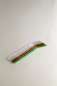 PACK PAILLES BOROSILICATE COULEURS (PACK 6)