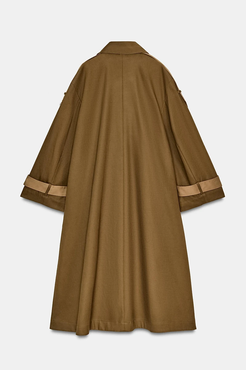 TRENCH LONG COMBINÉ ZW COLLECTION
