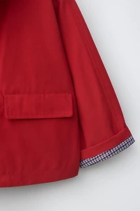 PLAID LINED JACKET