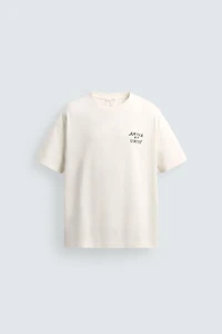 PRINTED TEXT T-SHIRT