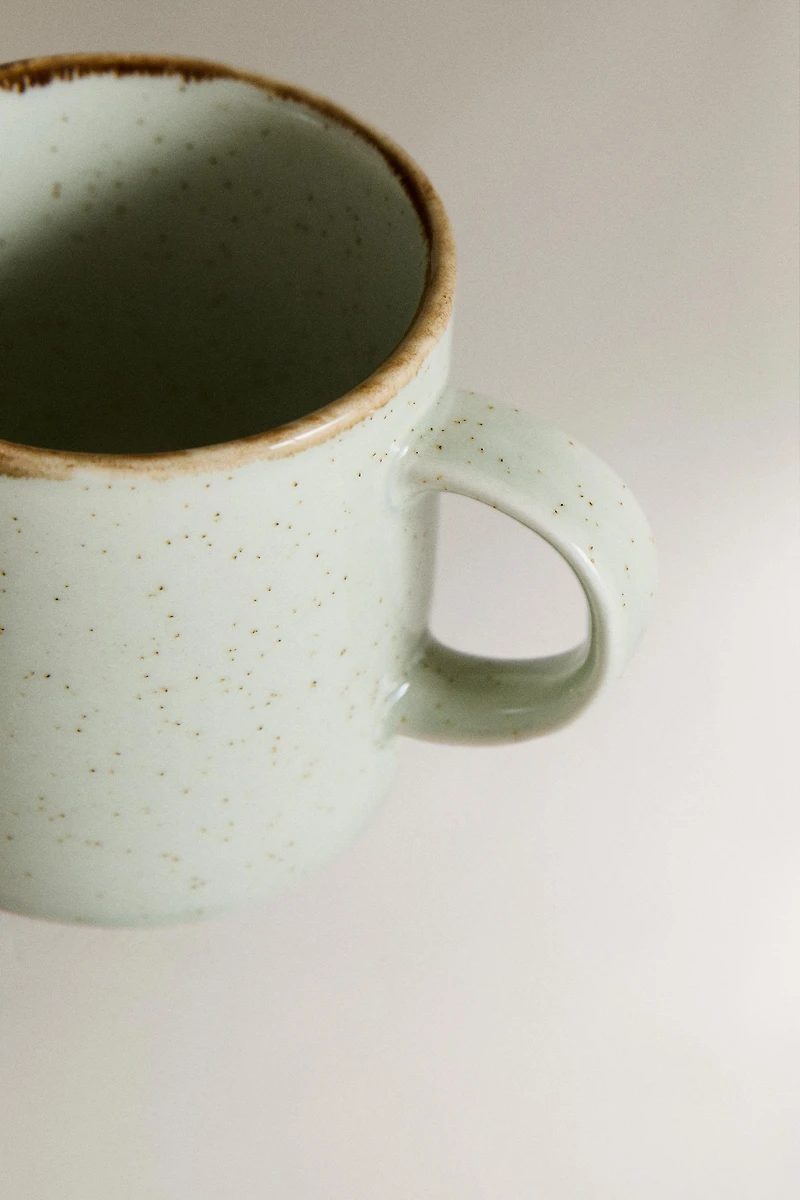 TASSE PORCELAINE BORD VIEILLI