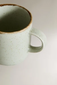 TASSE PORCELAINE BORD VIEILLI