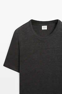 100% linen short sleeve T-shirt - LIMITED EDITION