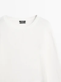 Pull maille coton mercerisé