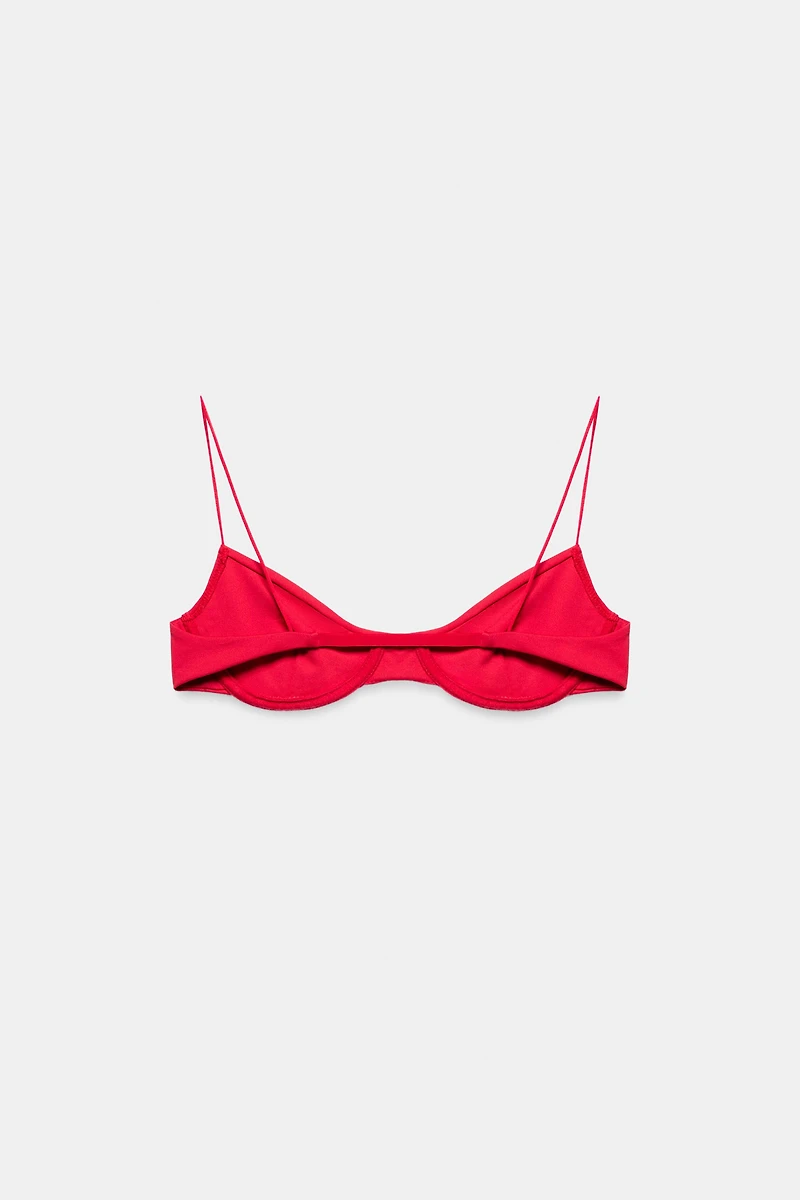 SOLID UNDERWIRE BIKINI TOP