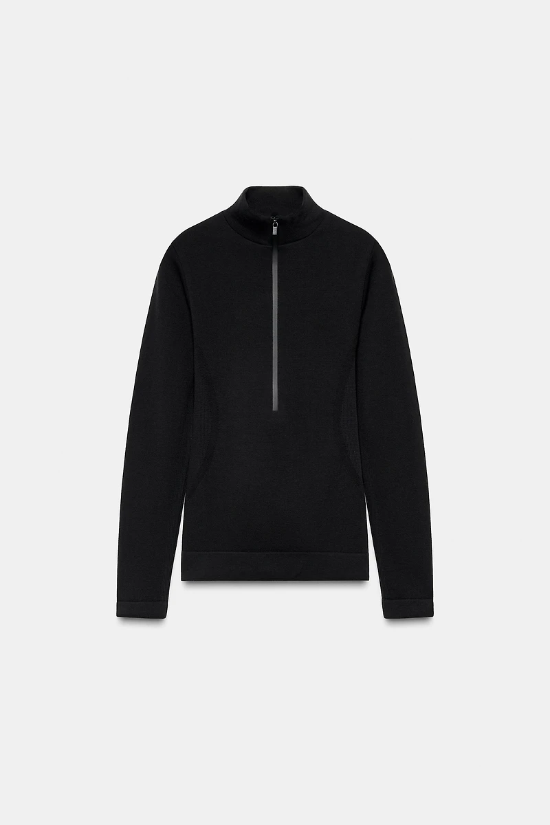 T-SHIRT SANS COUTURE AVEC LAINE MÉRINOS COLLECTION SKI