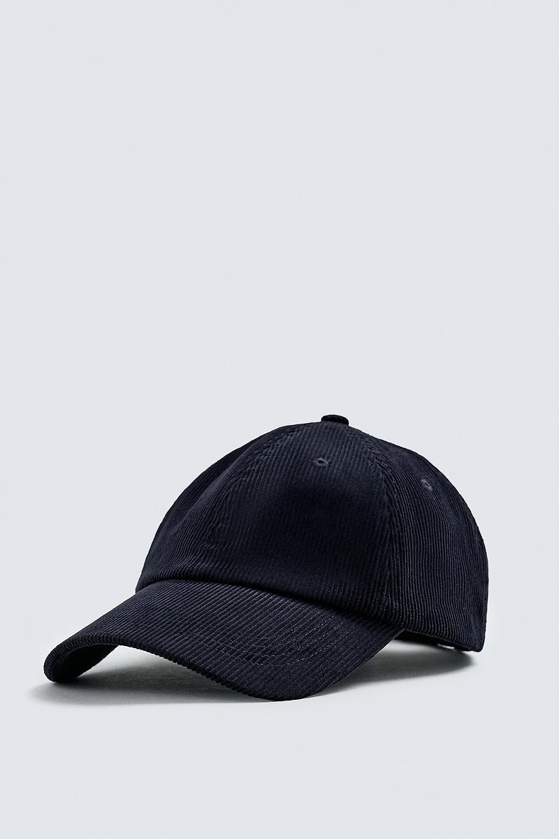 CASQUETTE EN VELOURS CÔTEL