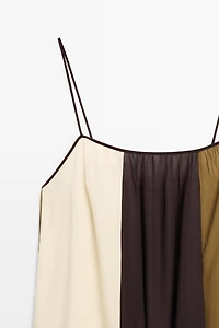 Flowing strappy midi dress