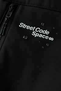 WATER REPELLENT HOODIE TECHNICAL JACKET