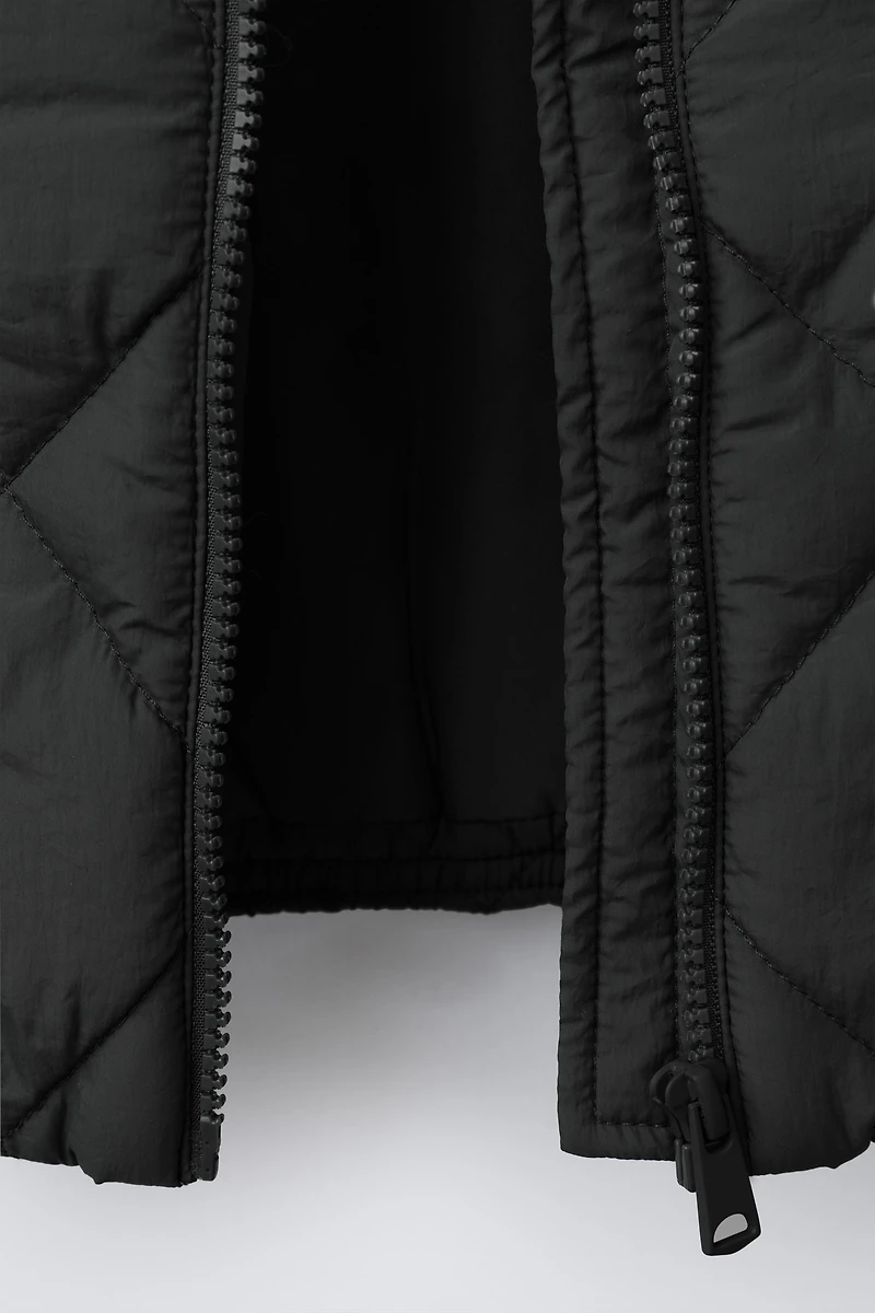 WATER REPELLENT PADDED BOMBER JACKET