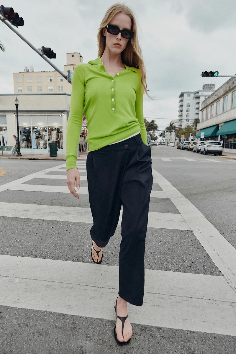 PANTALON TAILLE CROISÉE