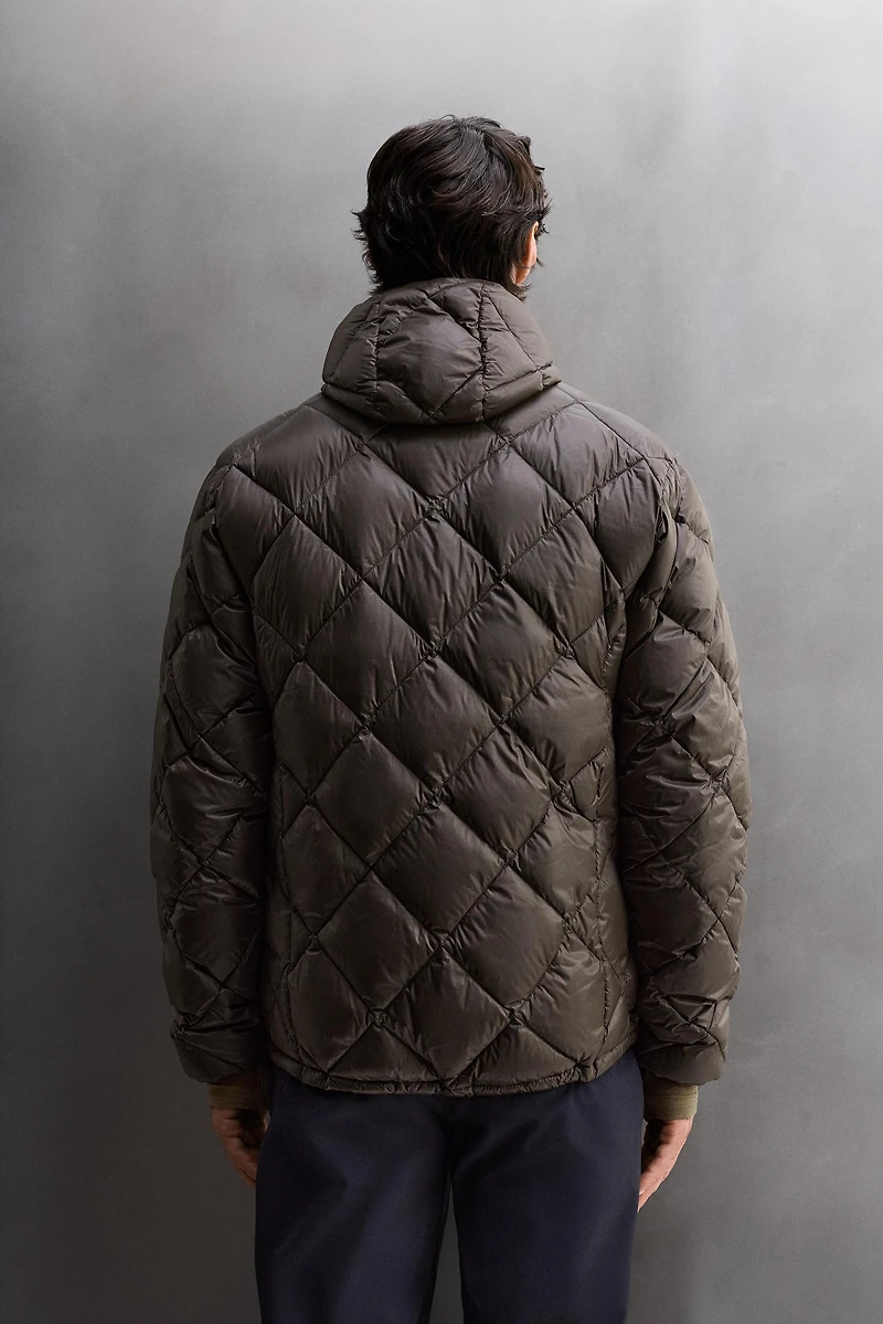 VESTE DOUDOUNE EN MÉLANGE DE DUVET