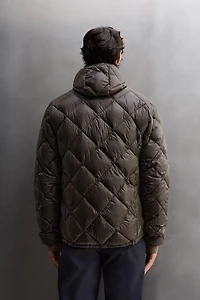 VESTE DOUDOUNE EN MÉLANGE DE DUVET