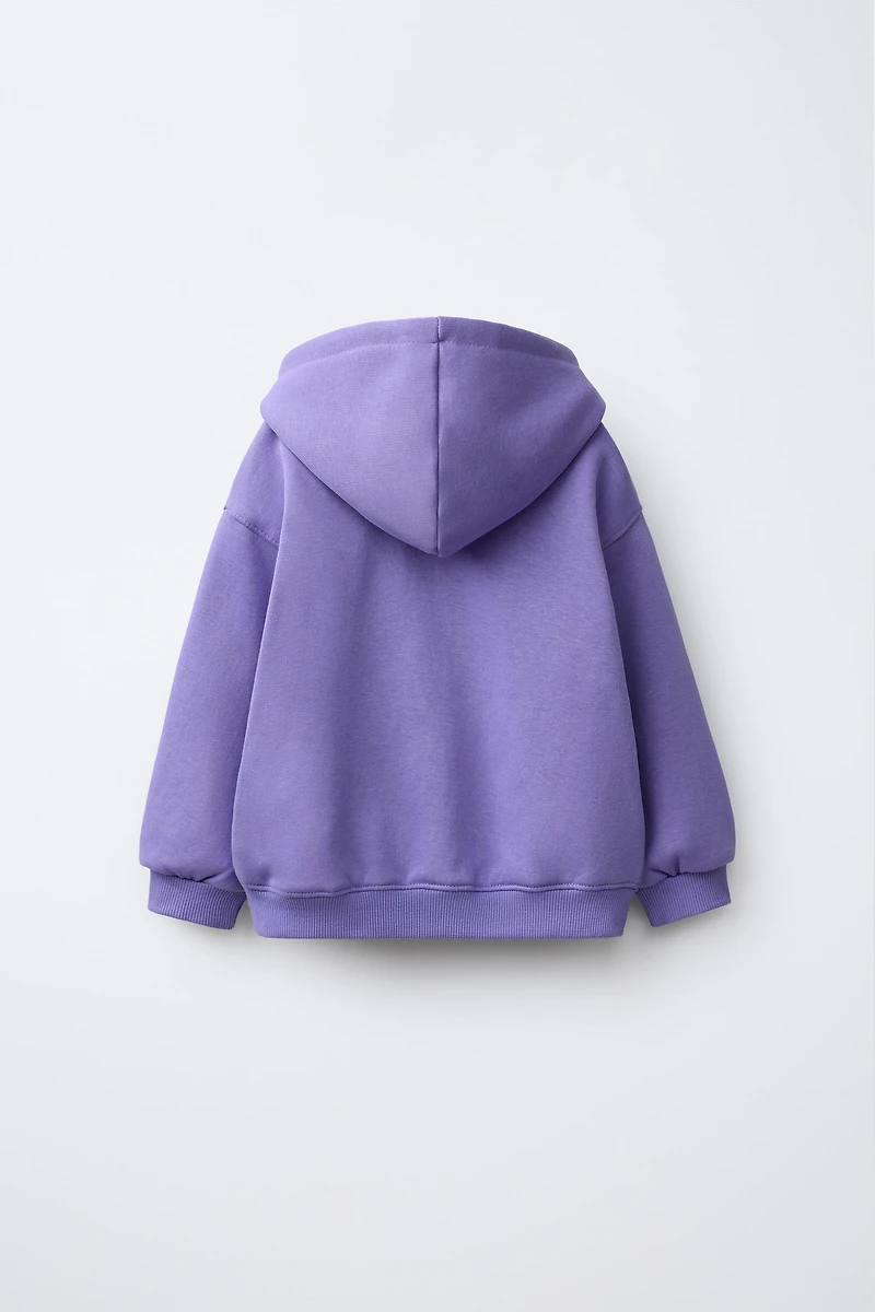 EMBROIDERED ZIP-UP HOODIE