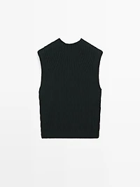 Top en grosse maille de coton - STUDIO