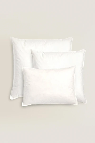 FEATHER PILLOW WITH A COTTON COVER (AND CUSHION FILLING)