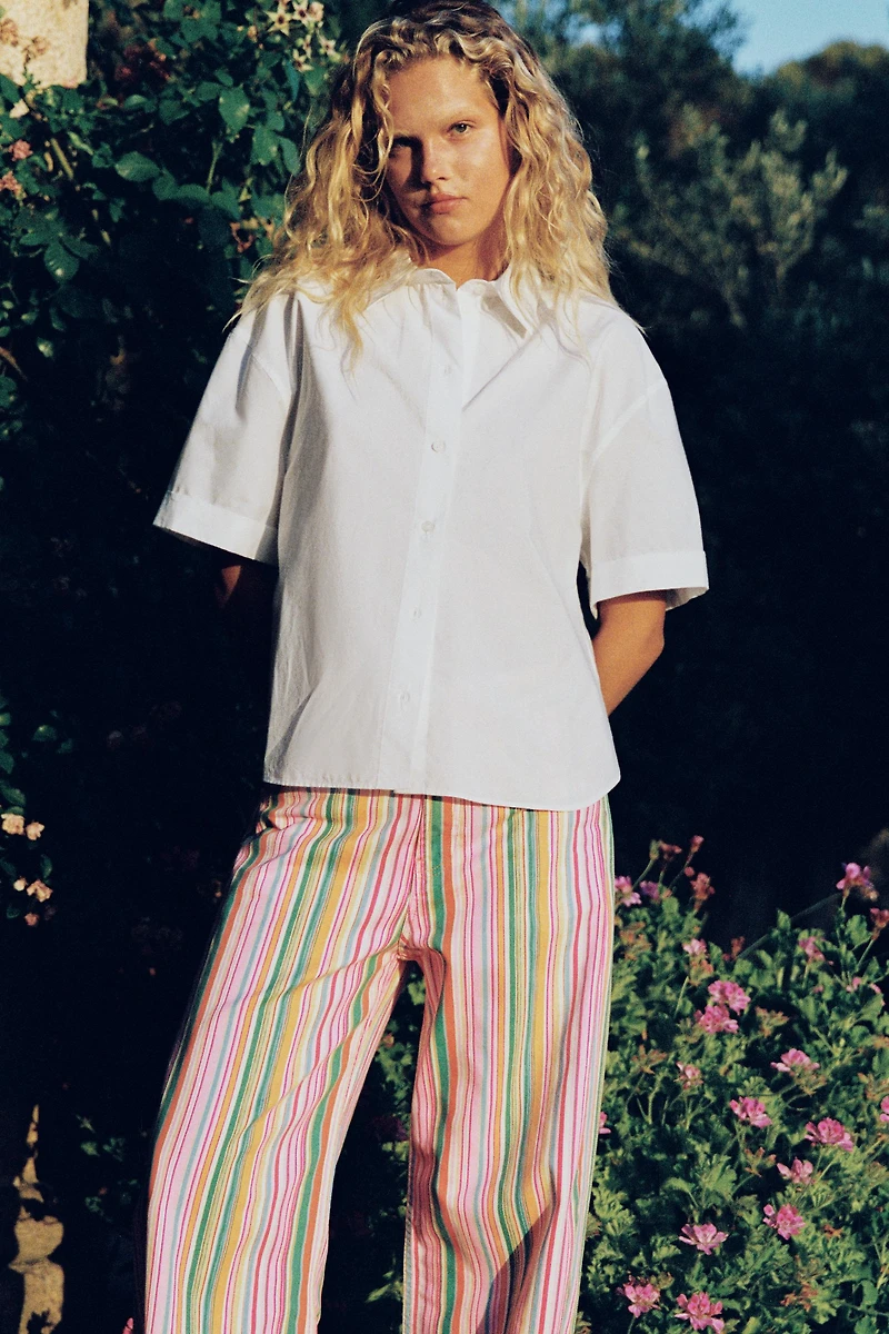 OVERSIZED POPLIN SHIRT