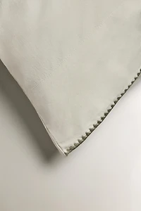 KIDS COTTON SHELL STITCH PILLOWCASE