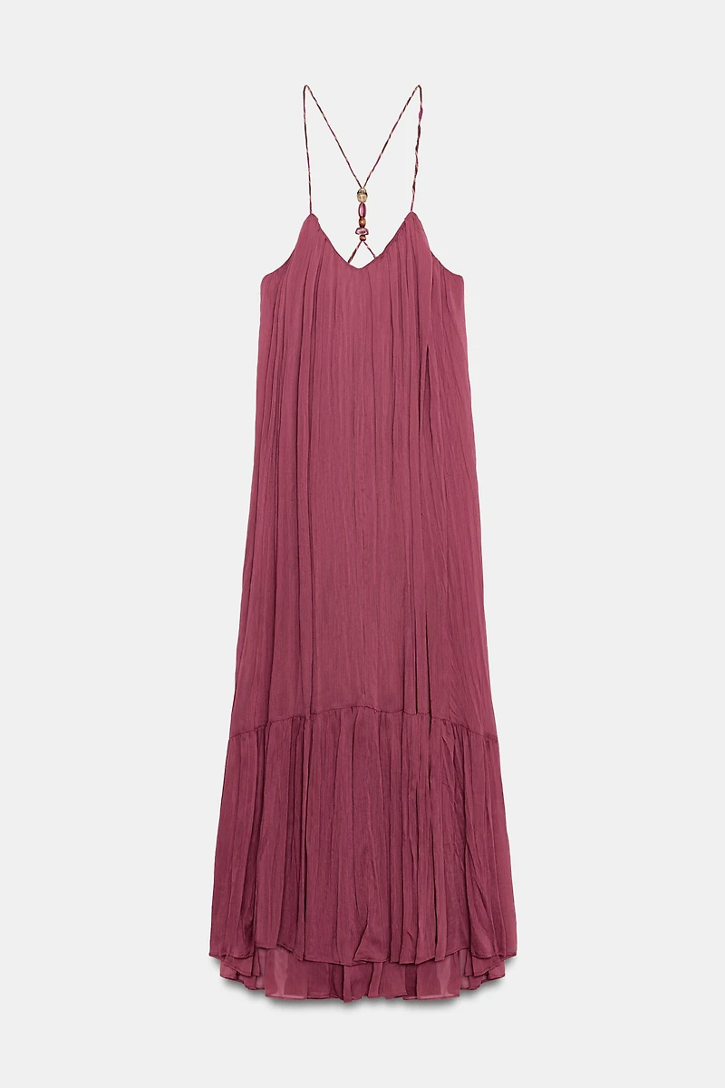 FLOWY BEADED DRESS