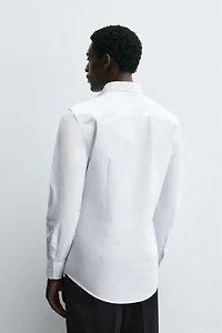TUXEDO COLLAR SHIRT