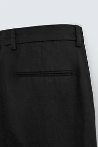 PANTALON COUPE LARGE PLIS