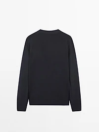 100% merino wool knit cardigan