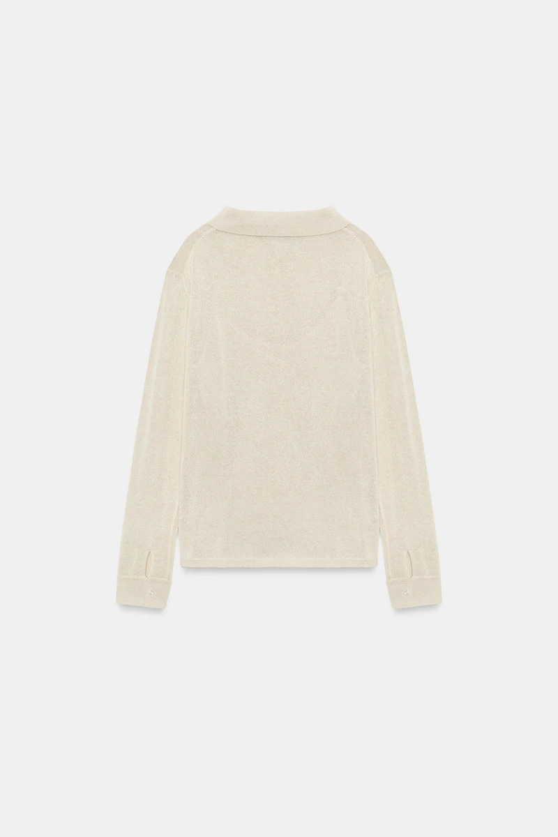 GILET EN MAILLE AVEC TOP INTÉRIEUR