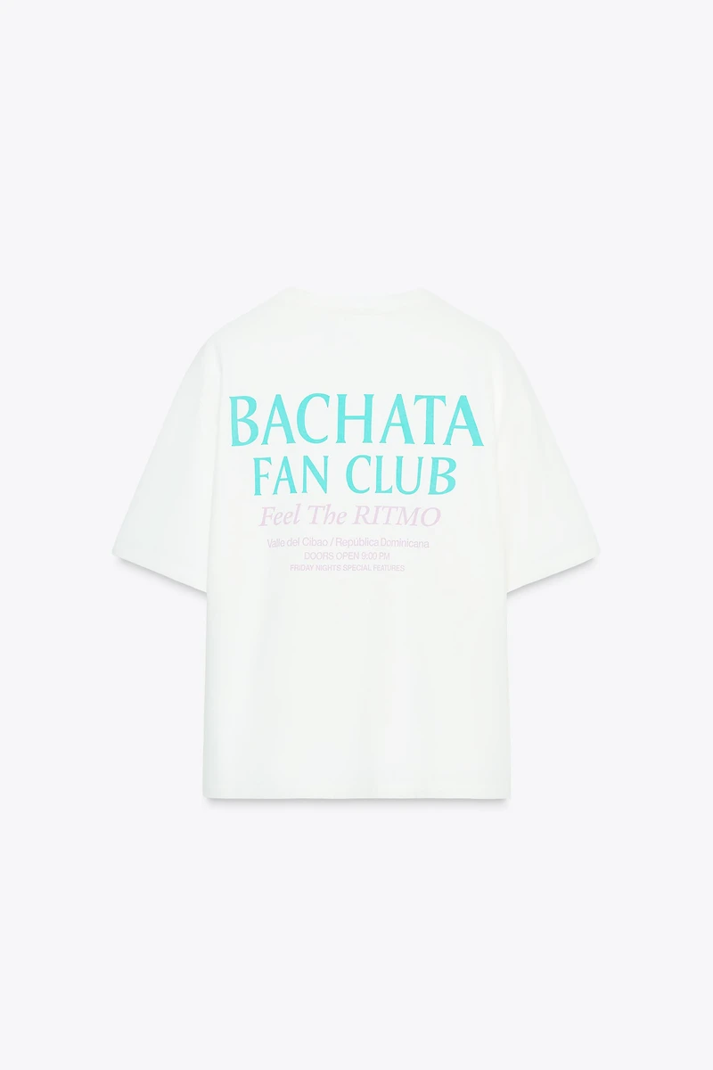 T-SHIRT IMPRIMÉ INSCRIPTION
