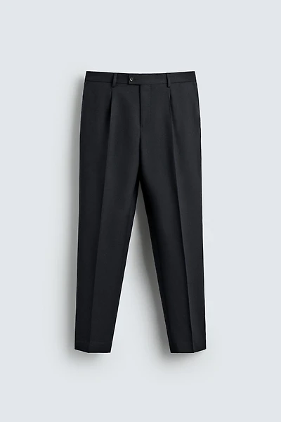 REGULAR FIT SUIT PANTS