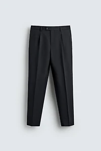 REGULAR FIT SUIT PANTS