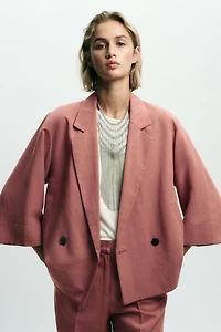 PANTALON DROIT TAILLE ÉLASTIQUE