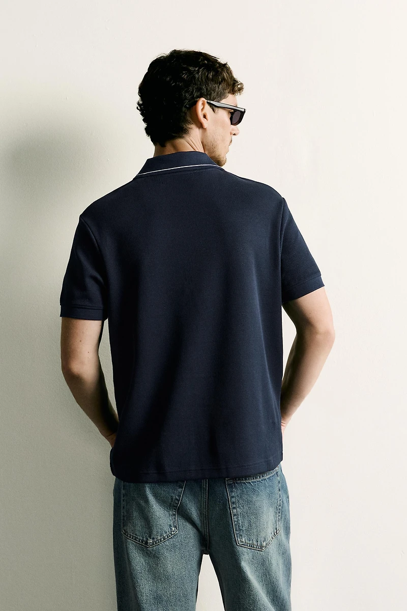 CONTRAST REGULAR FIT POLO SHIRT