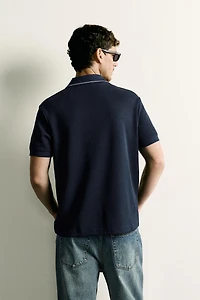 CONTRAST REGULAR FIT POLO SHIRT