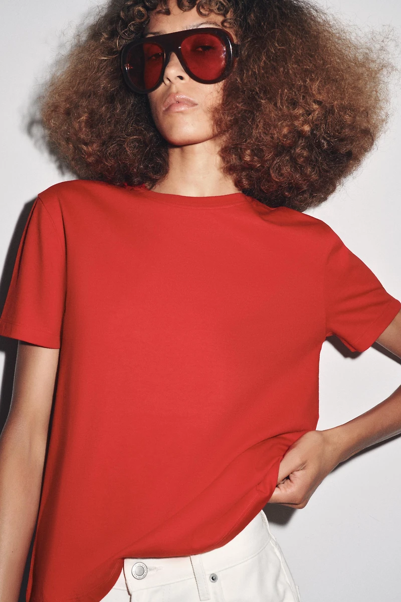 BASIC COTTON T-SHIRT
